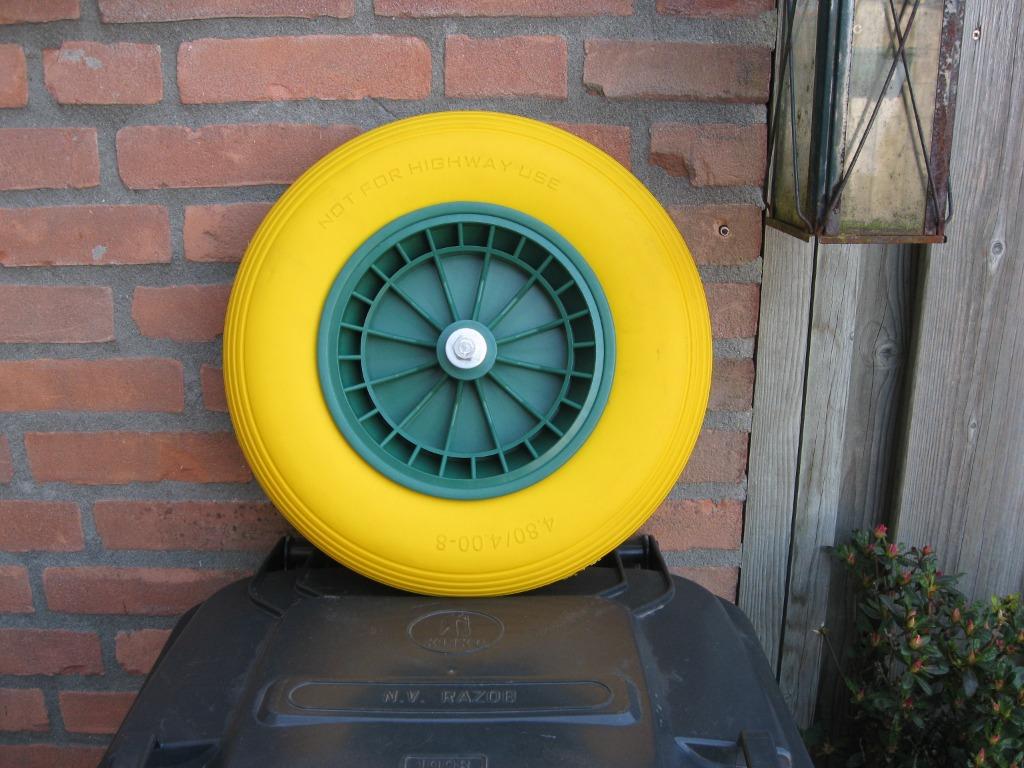 Kruiwagenwiel Anti-Lek, Nu 25 euro  Lente - TIP!  Kruiwagens, Ophalen of Verzenden, Nieuw, Handmatig, Eenwielig