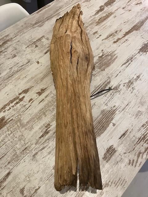 Lamp van boomschors, Ophalen of Verzenden, Gebruikt, Hout, 50 tot 75 cm