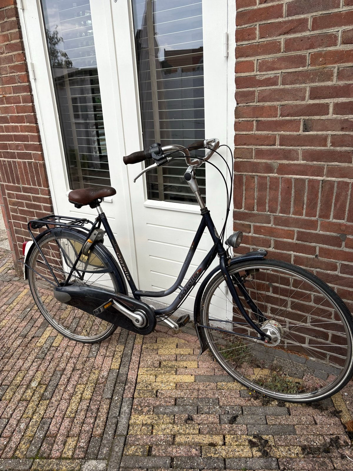 Gazelle damesfiets - Gebruikt, Fietsen en Brommers, Ophalen, Handrem, Trommelrem, 53 tot 56 cm