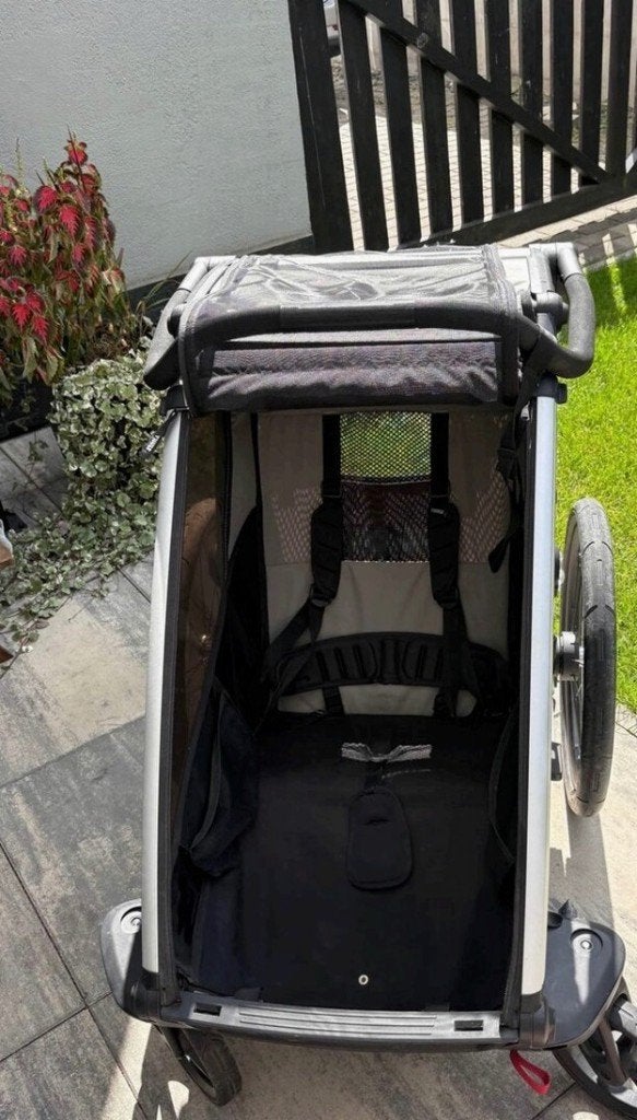 Thule Chariot Lite 1 Fietskar / Wandelwagen, Opvouwbaar, Ophalen of Verzenden, Zo goed als nieuw, 40 tot 60 kg
