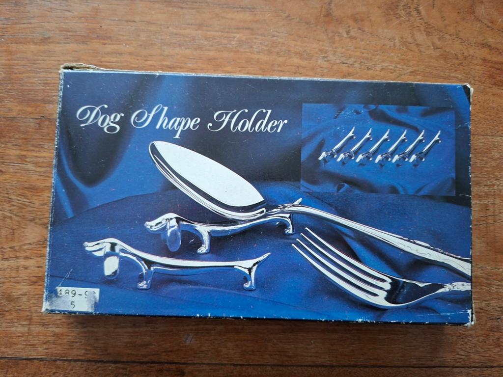 Vintage verzilverde messenleggers, Antiek en Kunst, Ophalen of Verzenden