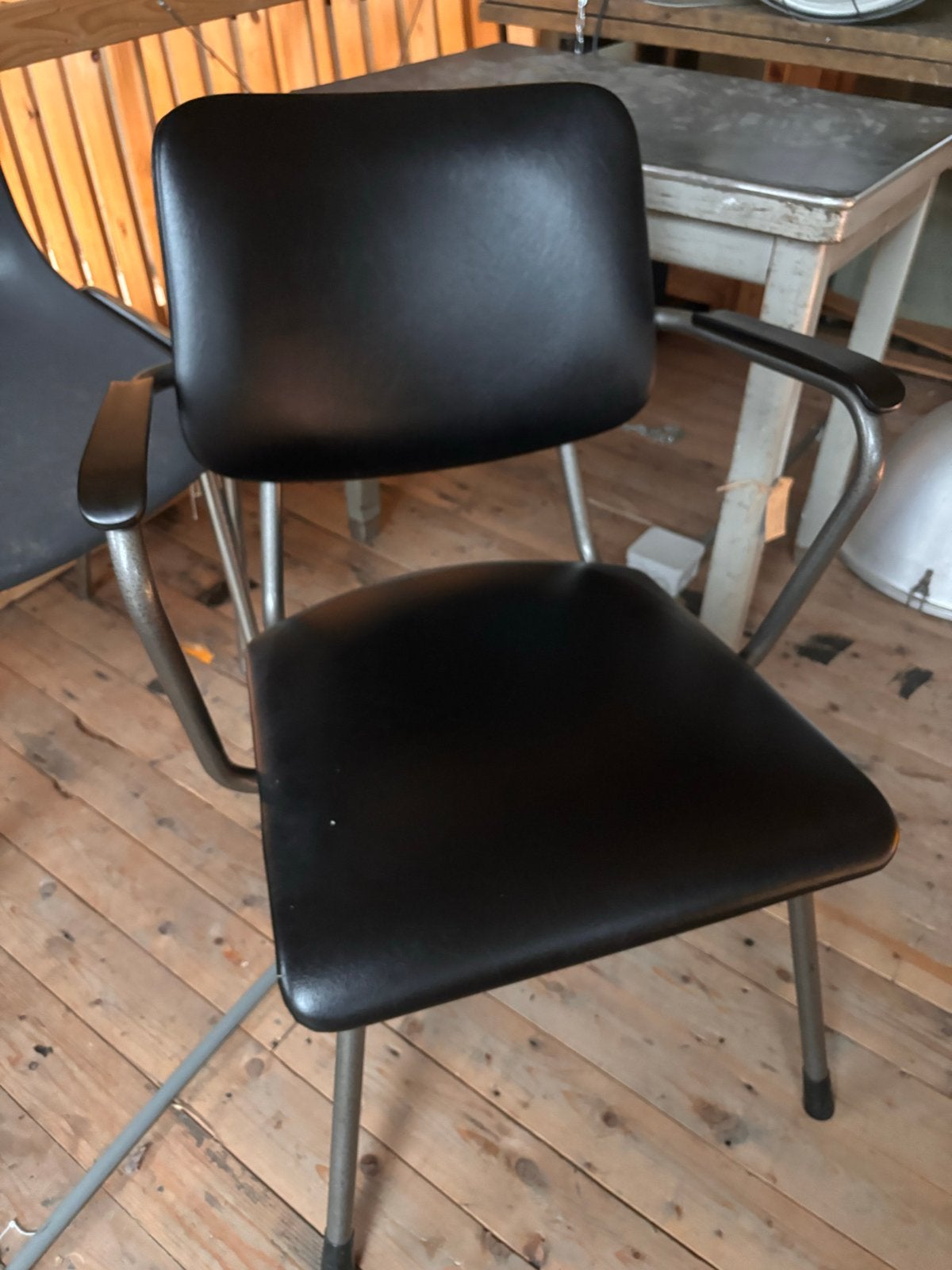 Gispen fauteuil, Huis en Inrichting, Stoelen, Ophalen, Gebruikt, Zwart, Metaal