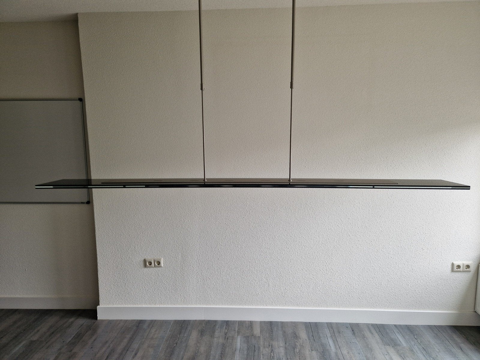 Design glasplaat hanglamp Vigo LED, Ophalen, Zo goed als nieuw, Glas