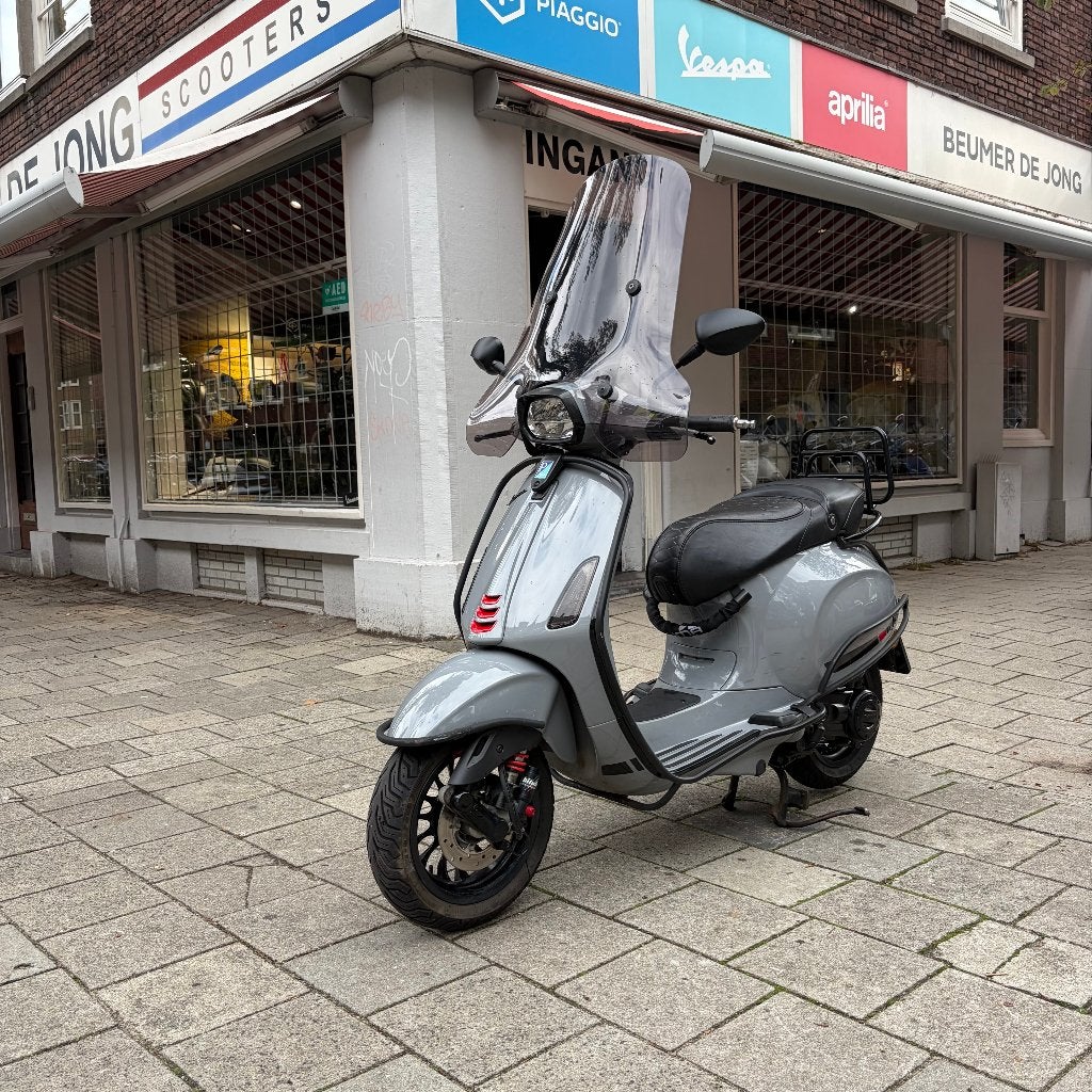 Vespa Sprint Nardo Grey - 7735 km - 13/9/2018 – Vol Opties!, Overige modellen, Ophalen of Verzenden, Zo goed als nieuw, Vespa
