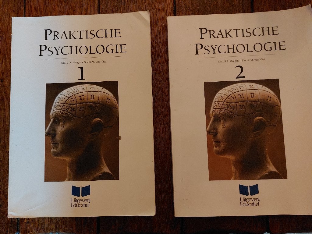 Praktische Psychologie G.A. Haagen- K.M. van Vliet 1+2, Ophalen of Verzenden, Gelezen