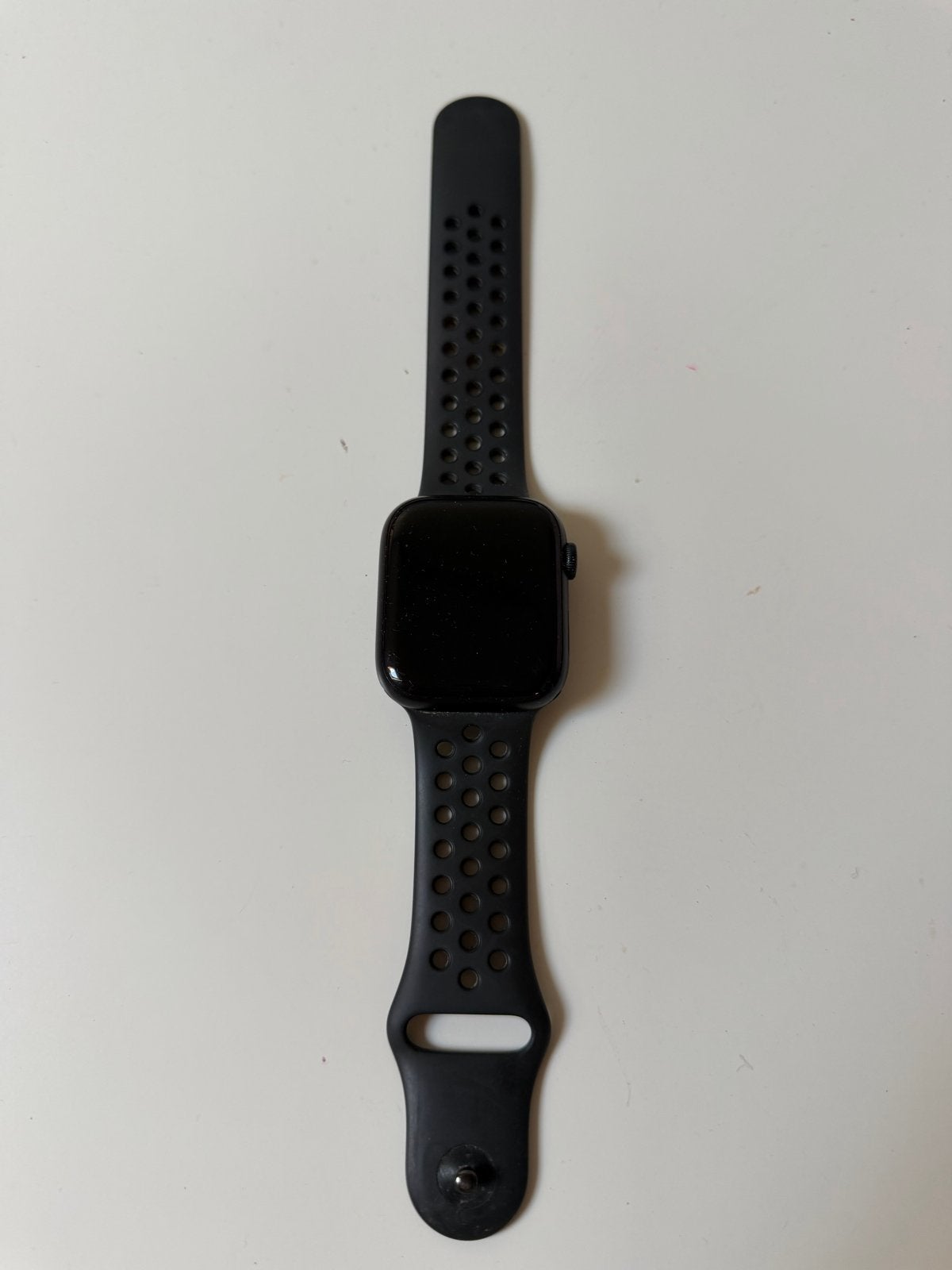 Apple Watch Series 7 (Nike) 45mm GPS + Cellular, Gebruikt, Zwart, IOS, Ophalen of Verzenden