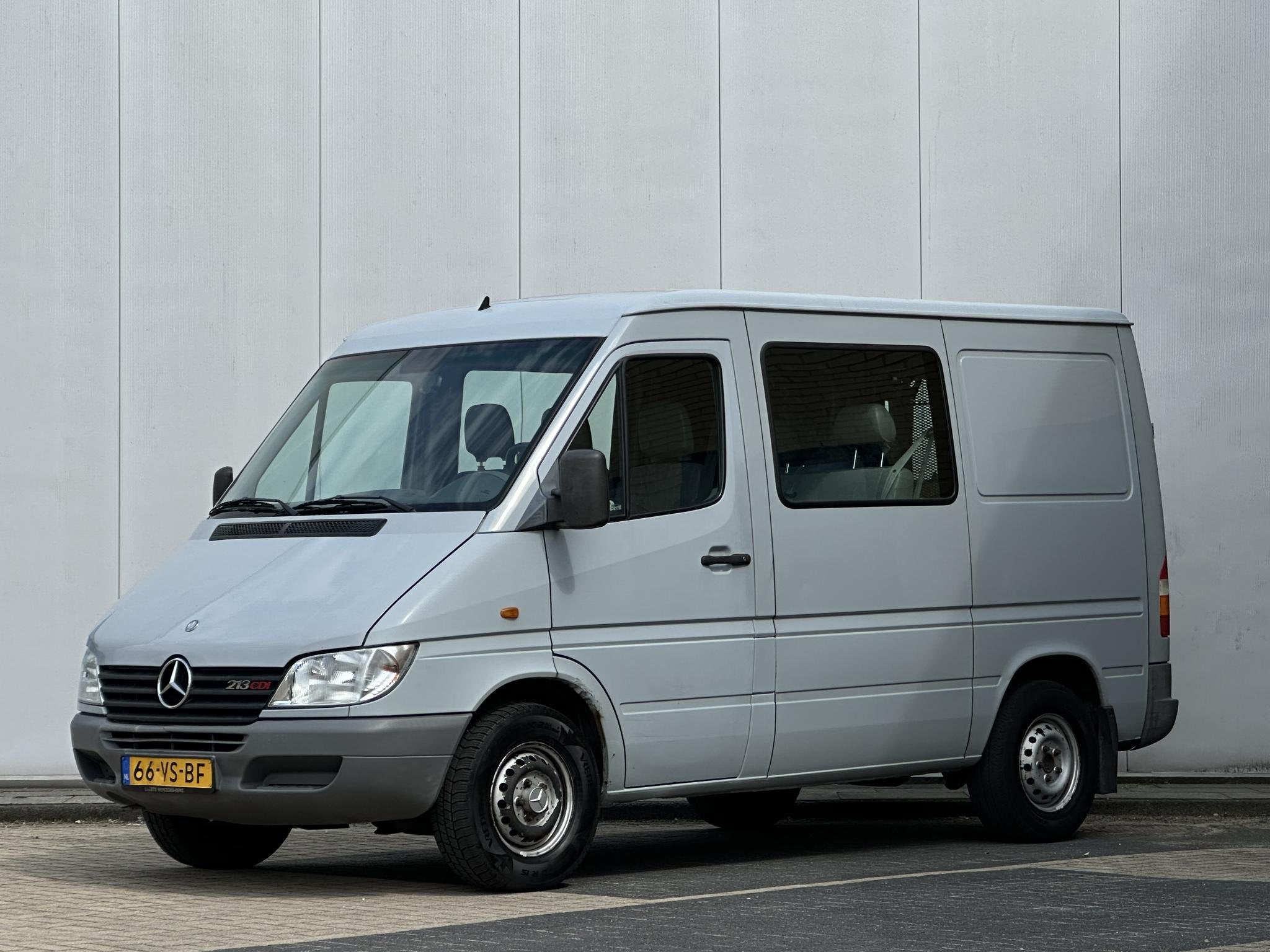 Mercedes-Benz Sprinter 213 CDI 2.2 300 l Rolstoelbus l Airco, Auto's, Gebruikt, Bedrijf, 2151 cc, Te koop