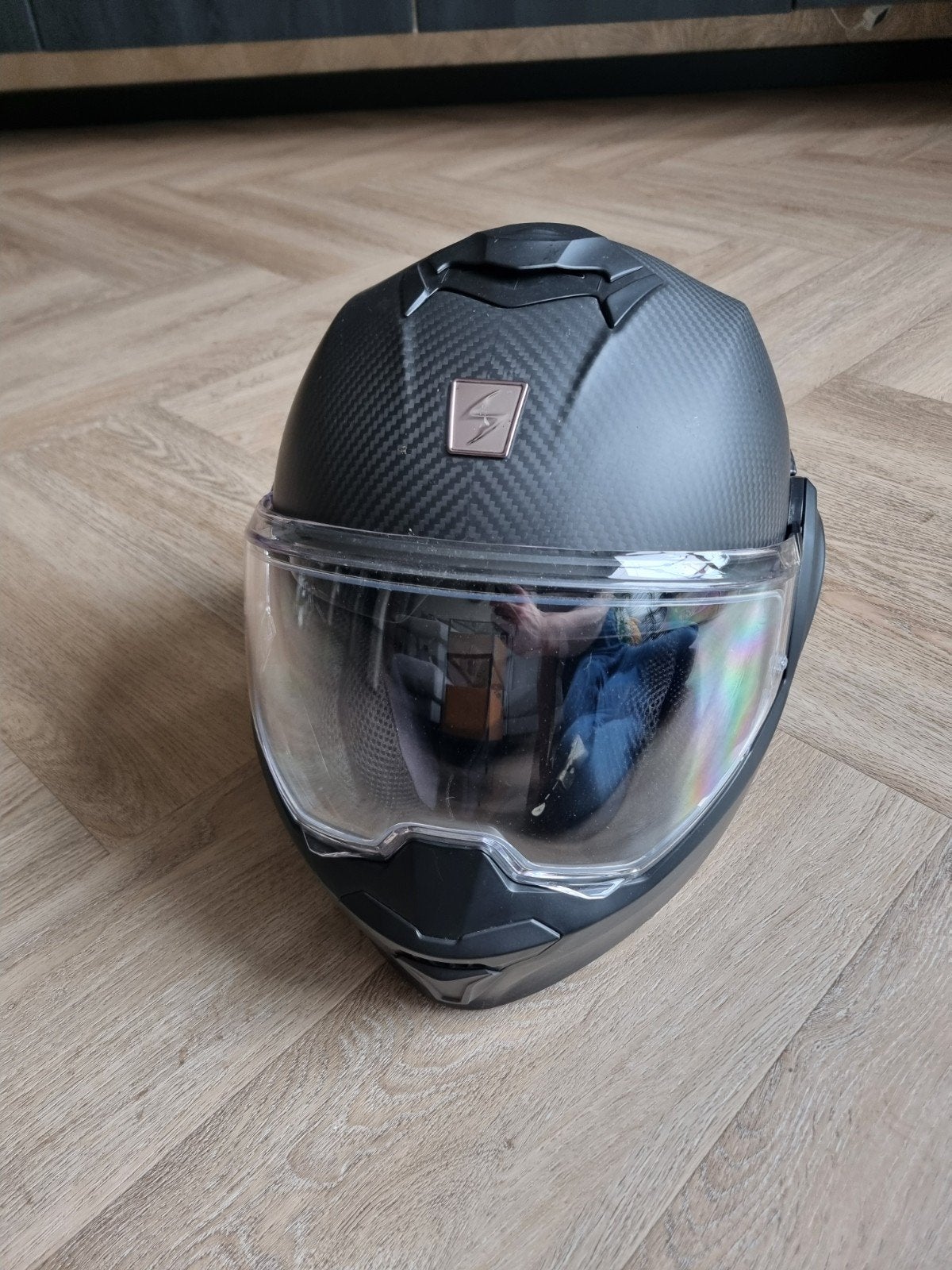 Scorpion Exo-Tech EVO Carbon Maat M, Overige merken, M, Systeemhelm, Heren