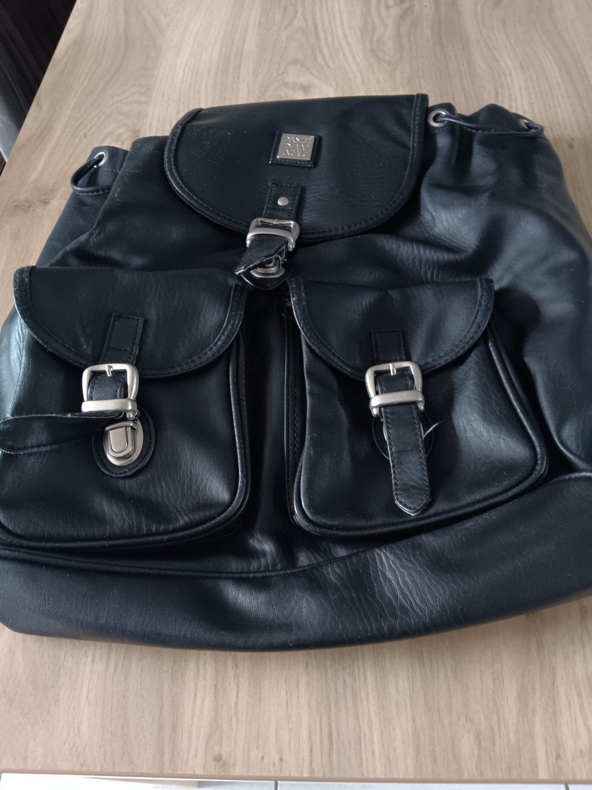rugtas leer, Ophalen, Nieuw, Overige merken, 30 tot 45 cm
