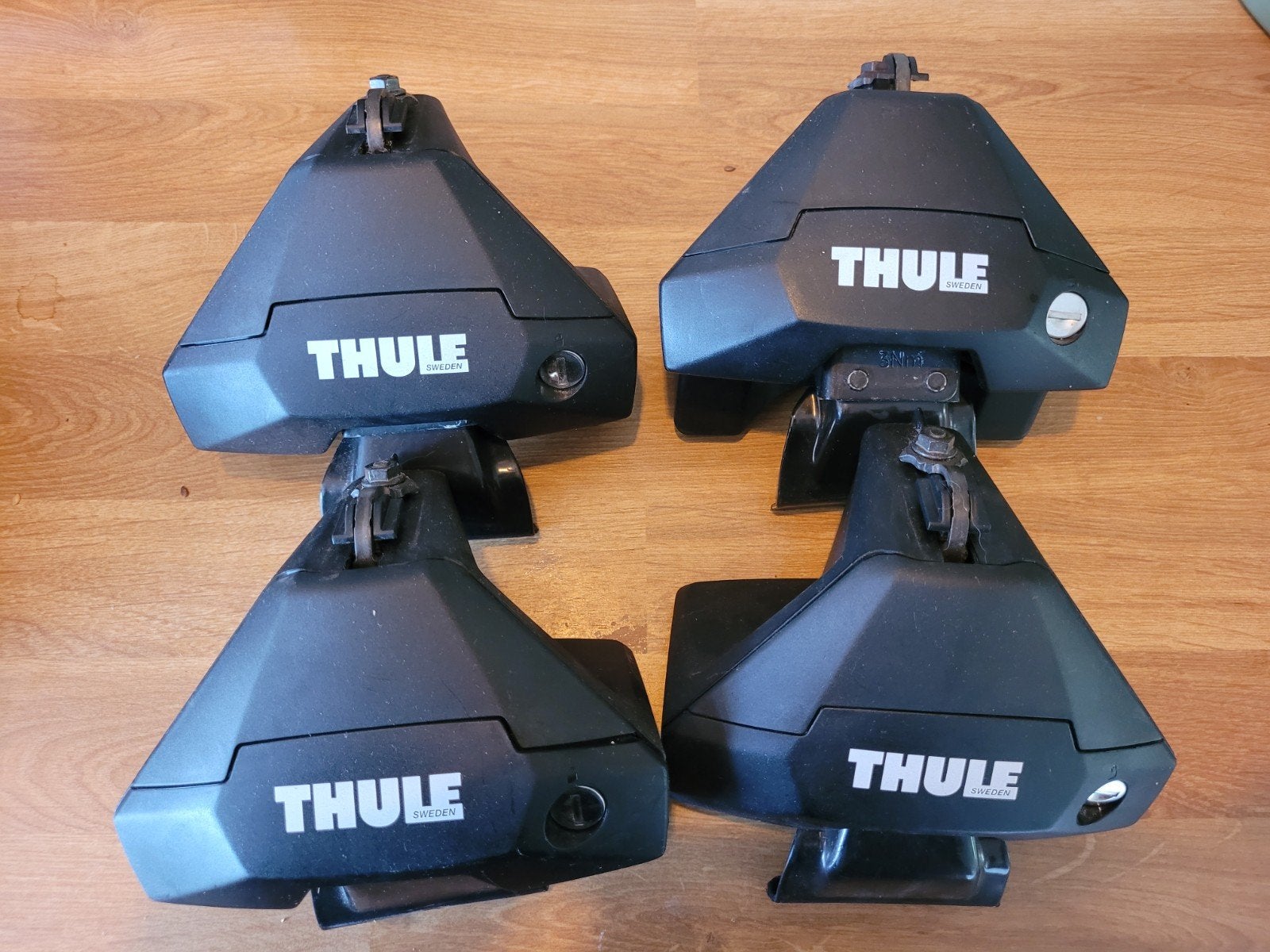 Thule Evo Flush Rail Voeten voor dakdragers (set van 4), Ophalen of Verzenden, Gebruikt