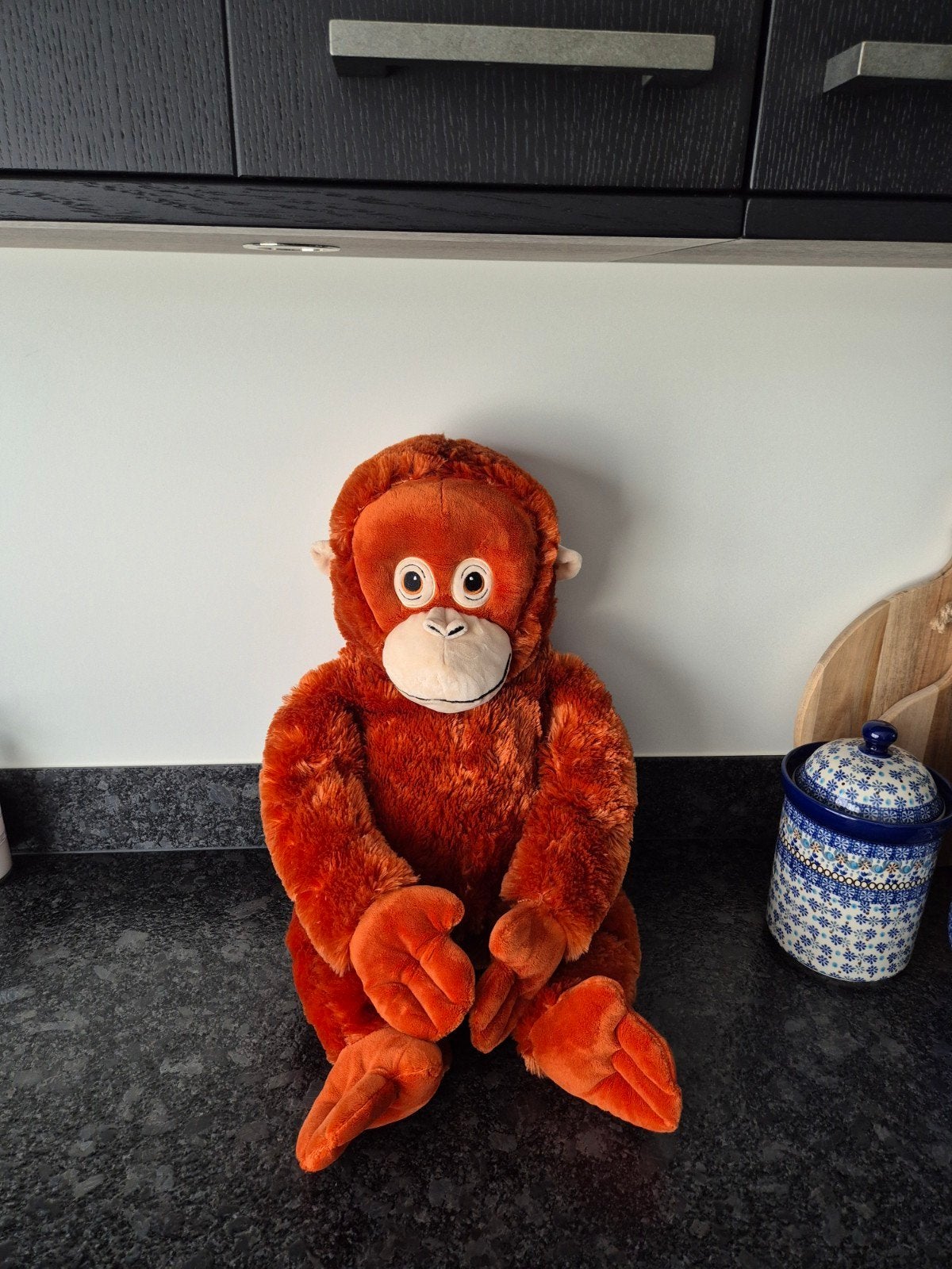 Albert Heijn - Knuffel Orang-Oetan groot, Ophalen of Verzenden, Zo goed als nieuw, Overige typen