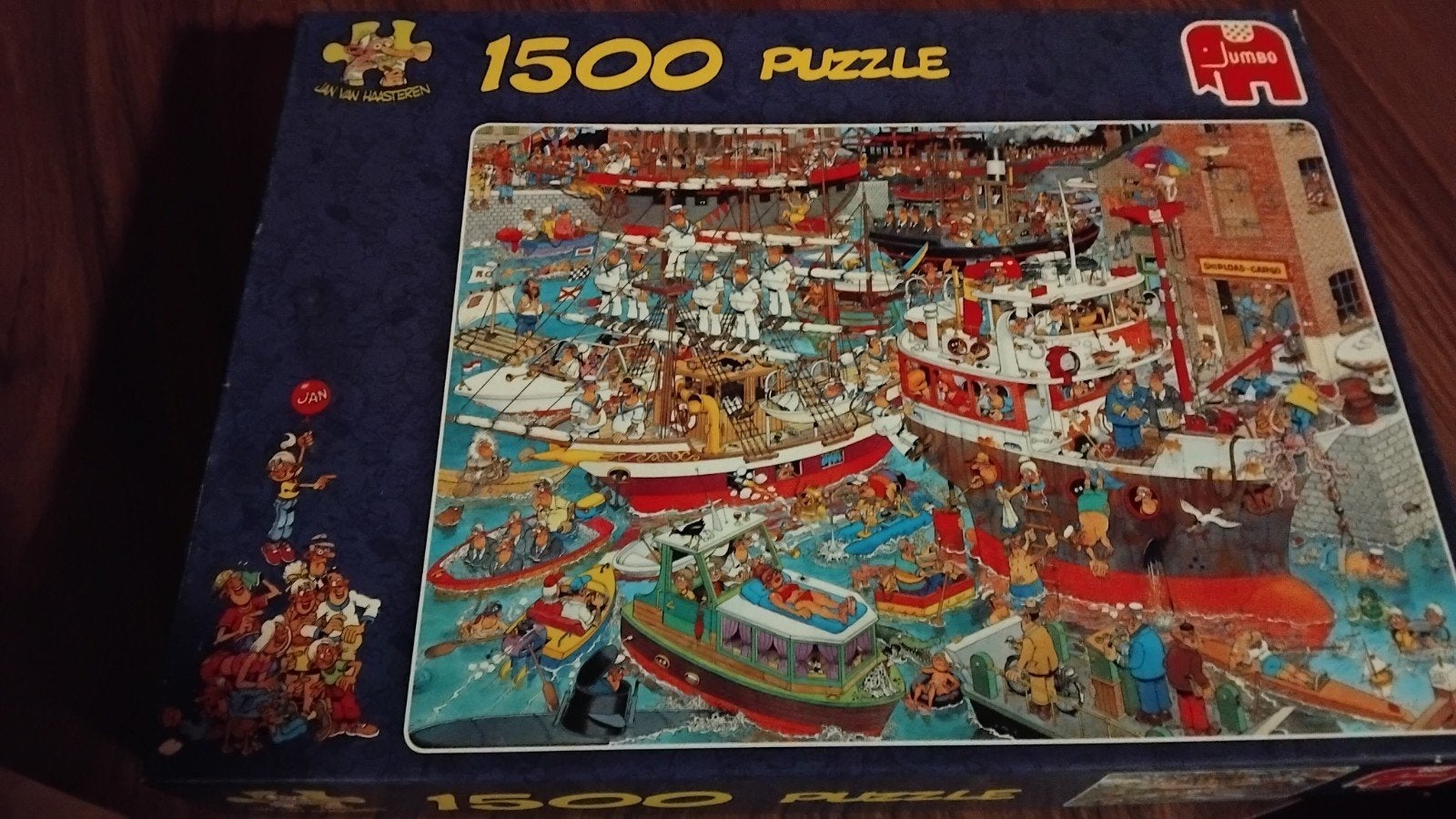 Jan van Haasteren De Haven 1500 stukjes puzzel, Ophalen, Gebruikt