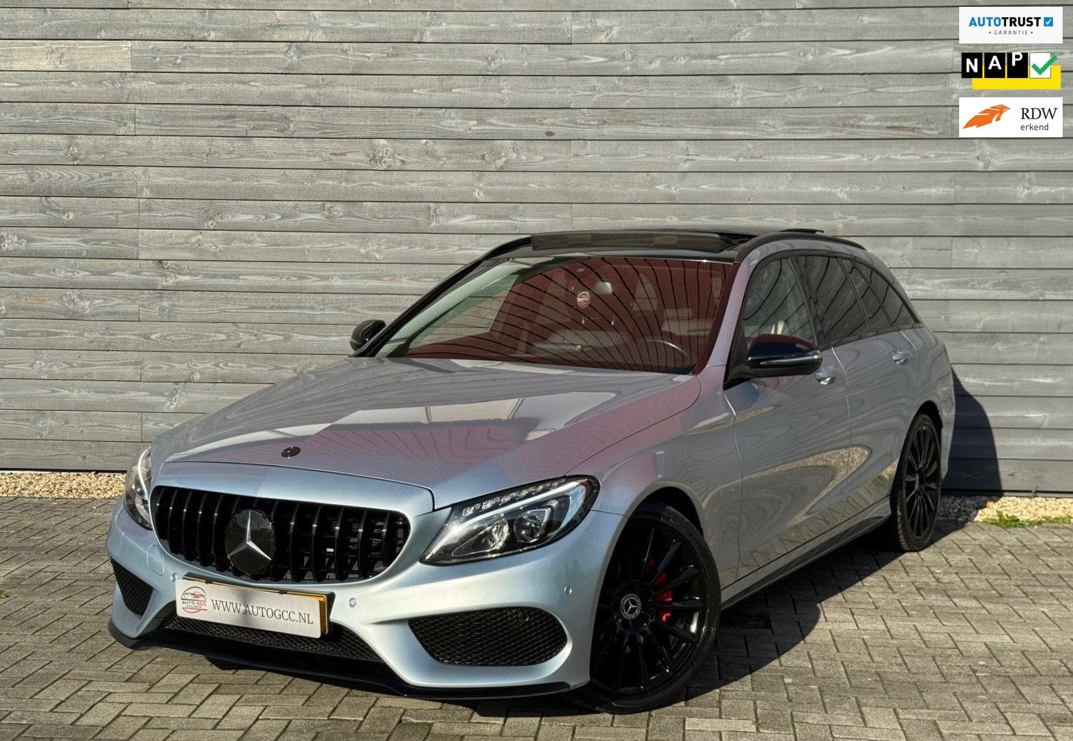 Mercedes-Benz C-klasse Estate 180 AMG SPORT EDITION PANO NAP, Auto's, Automaat, Achterwielaandrijving, Lichtsensor, 750 kg