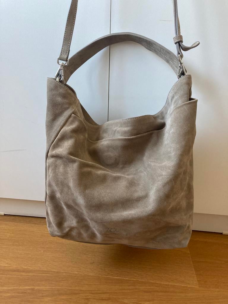 AGL tas, Verzenden, Nieuw, Beige, Schoudertasje