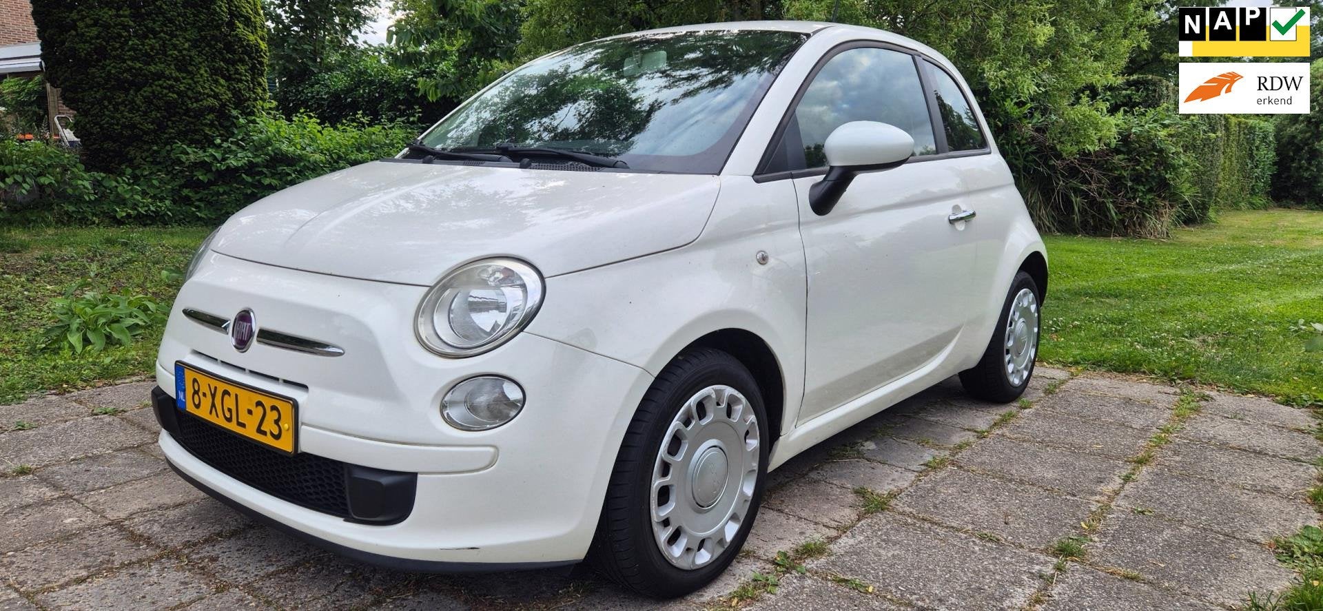 Fiat 500 1.0 TwinAir Pop AIRCO NIEUWE APK, Voorwielaandrijving, Gebruikt, Euro 6, 840 kg
