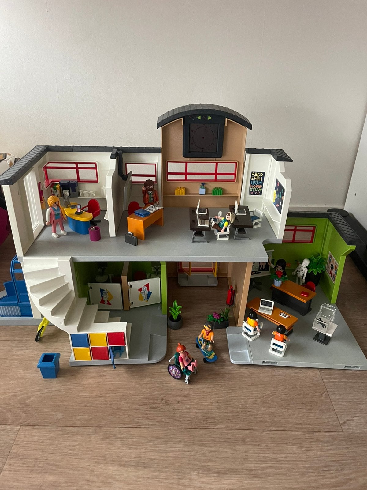 Playmobil Grote School (Set 9453), Kinderen en Baby's, Speelgoed | Playmobil, Ophalen, Gebouw, Complete set, Zo goed als nieuw