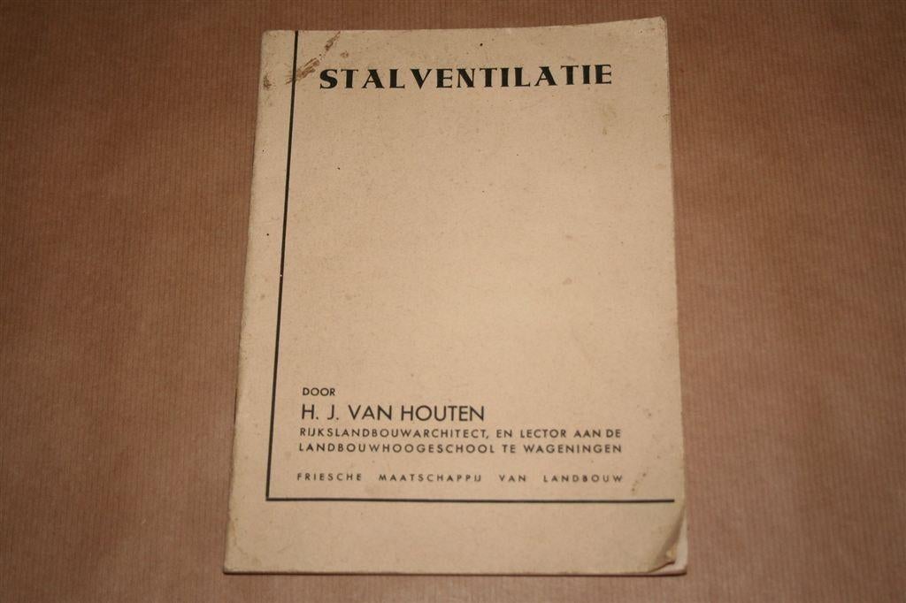 Stalventilatie — Friesche Maatschappij — ca. 1935, Ophalen of Verzenden, Gelezen, Honden