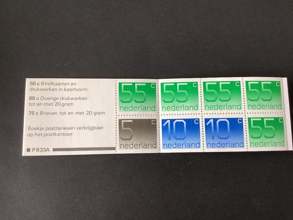 1986 Postzegelboekje PB33a, Verzenden, Na 1940, Postfris