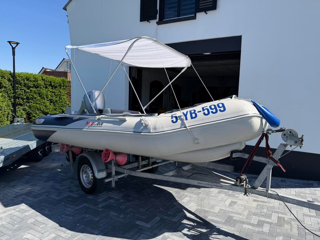 Honwave ms-380 Rib boot 20 pk nieuwstaat!, Zo goed als nieuw, Benzine, Minder dan 70 pk, Overige materialen