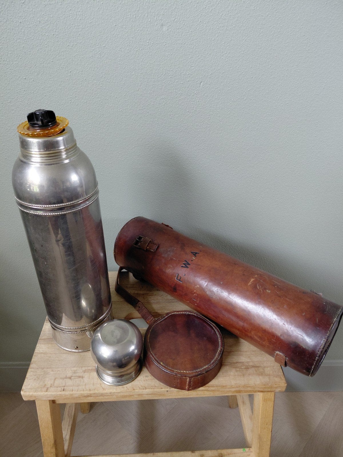 thermoskan met koker, Ophalen of Verzenden