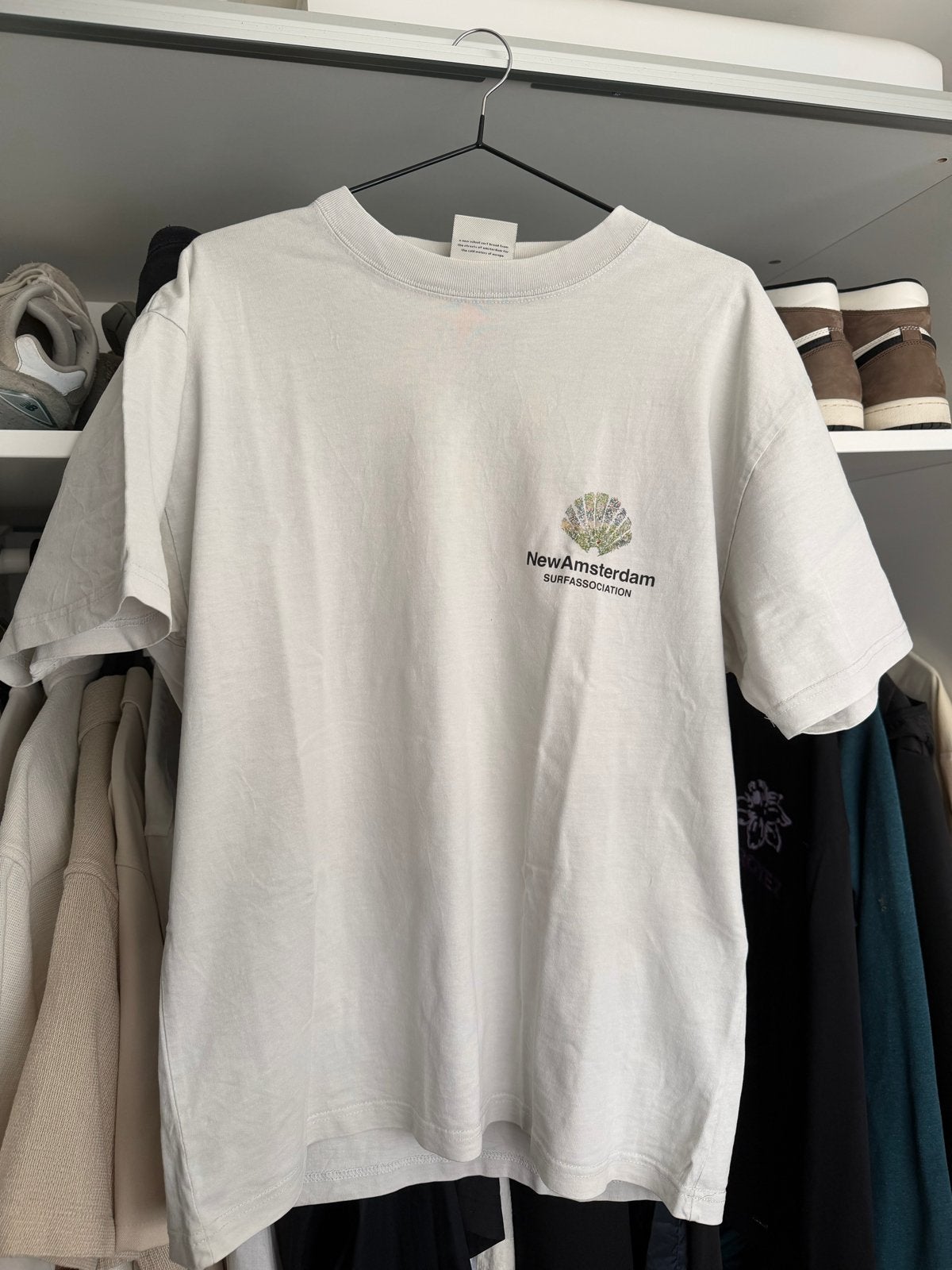New Amsterdam Surf Association T-shirt - Maat M, Ophalen of Verzenden, Zo goed als nieuw, Maat 48/50 (M), Wit