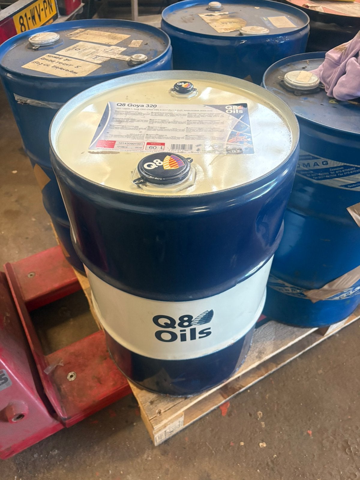 Q8 Goya 320 tandwiel olie 60 L, Ophalen, Q, Q, Q