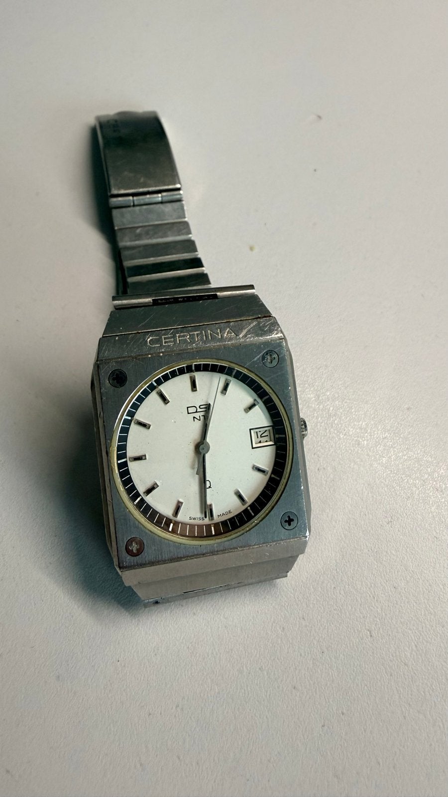 Vintage Certina DS N1 Roger Tallon – ca. 1983, Overige merken, Staal, Met bandje, Polshorloge
