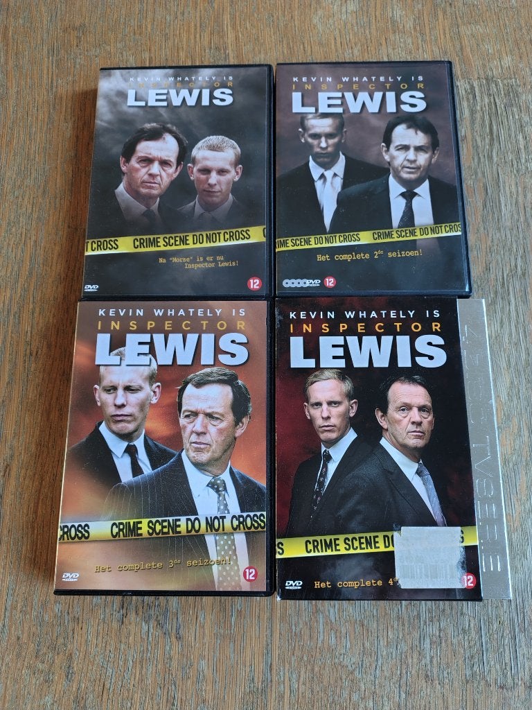 Inspector Lewis seizoen 1 -4, Misdaad, Nederlands, Seizoen 1, Ophalen of Verzenden