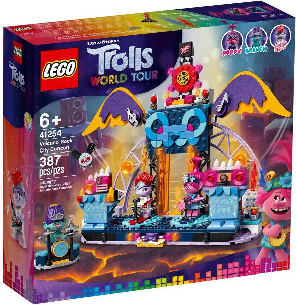 Lego Trolls 41254 Vulcano rock stads concert, Ophalen of Verzenden, Nieuw, Complete set, Lego