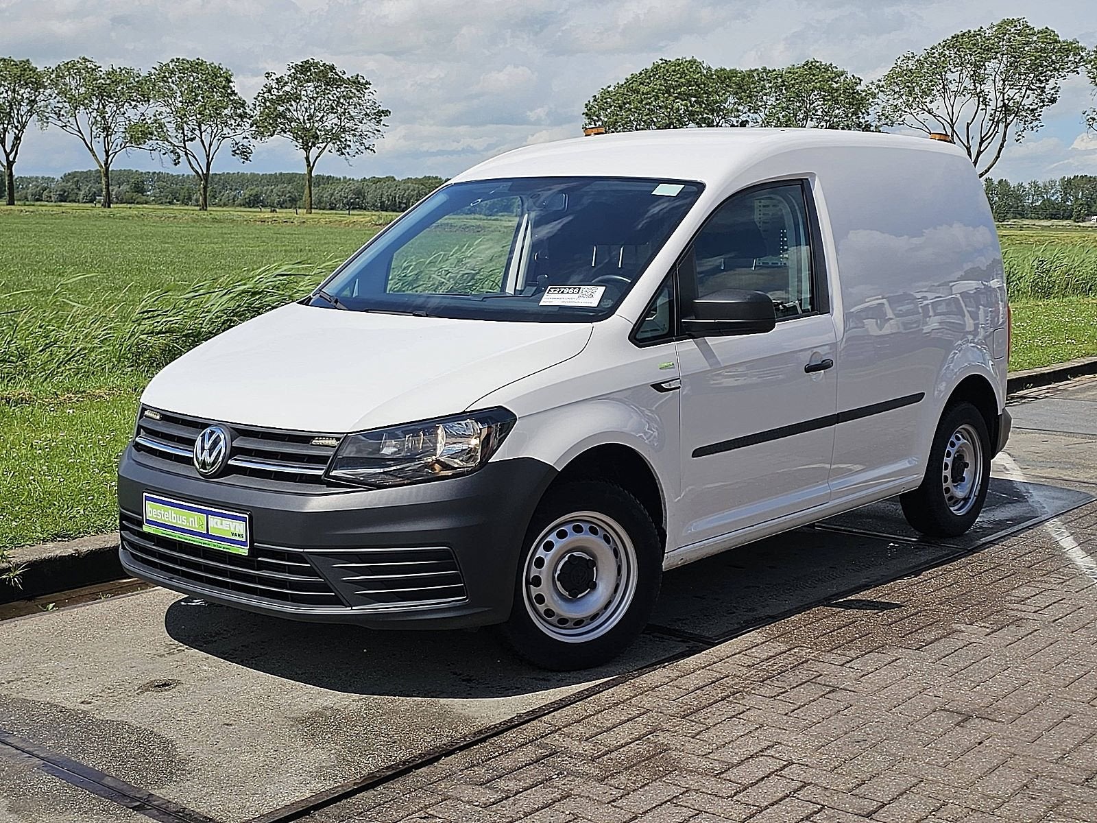 VOLKSWAGEN CADDY 2.0 102pk euro6 cruise!, Auto's, Gebruikt, Volkswagen, Wit, 102 pk