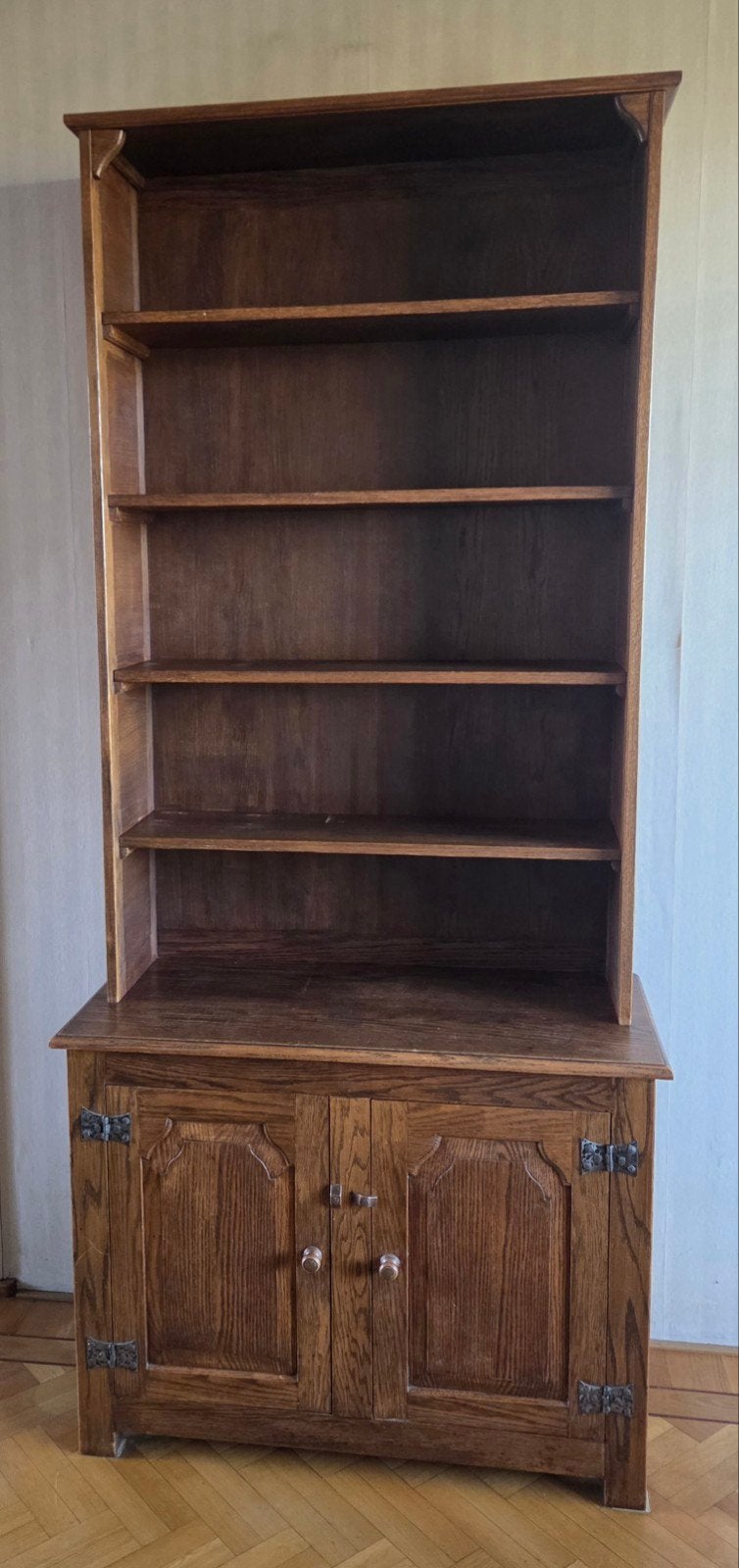 Unieke boekenkast, eikenhout, Ophalen, 200 cm of meer, Eikenhout, 50 tot 100 cm