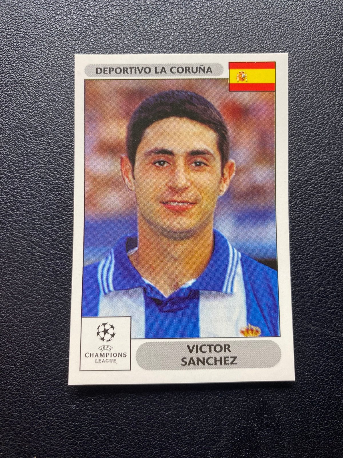 Victor Sanchez - Deportivo La Coruña - Panini CL 2000/2001, Verzamelen, Ophalen of Verzenden, Zo goed als nieuw, Buitenlandse clubs