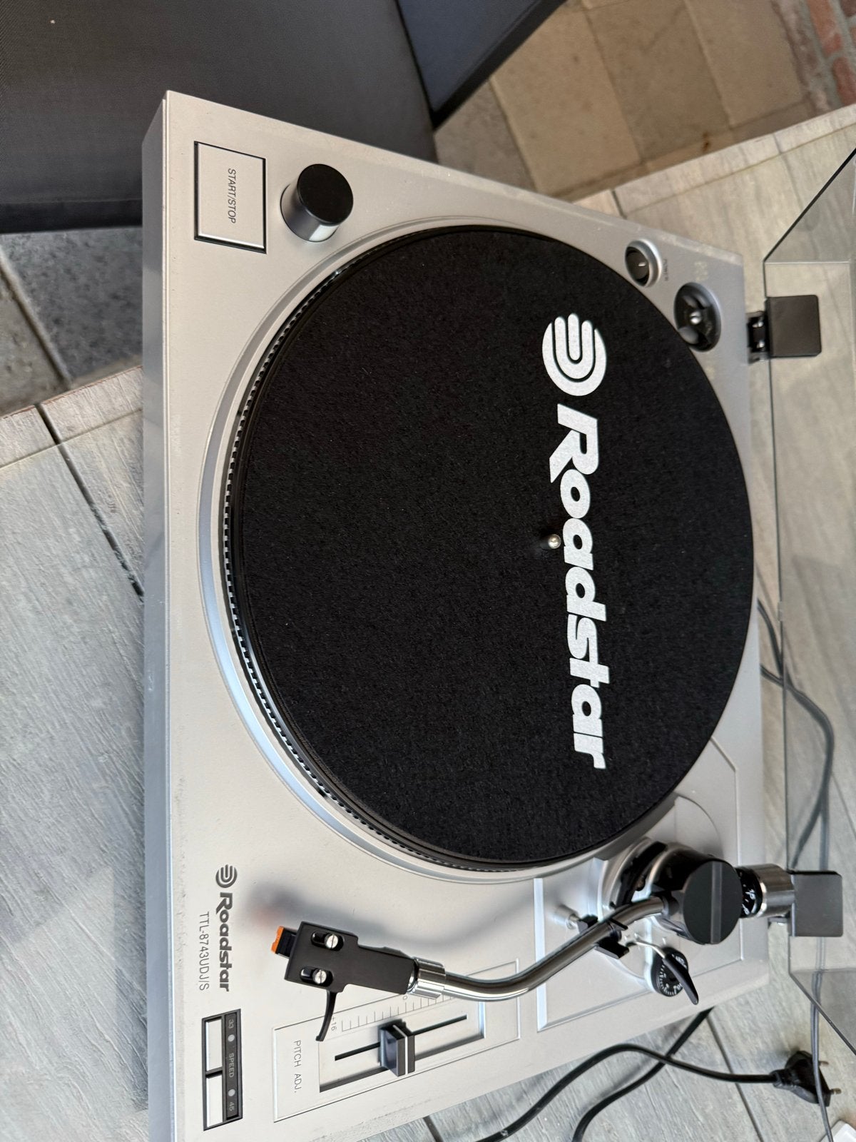 Roadstar TTL-8743UDJ/S Platenspeler met Pitch Control, Pitch-regelaar, Zo goed als nieuw, Platenspeler, Ophalen