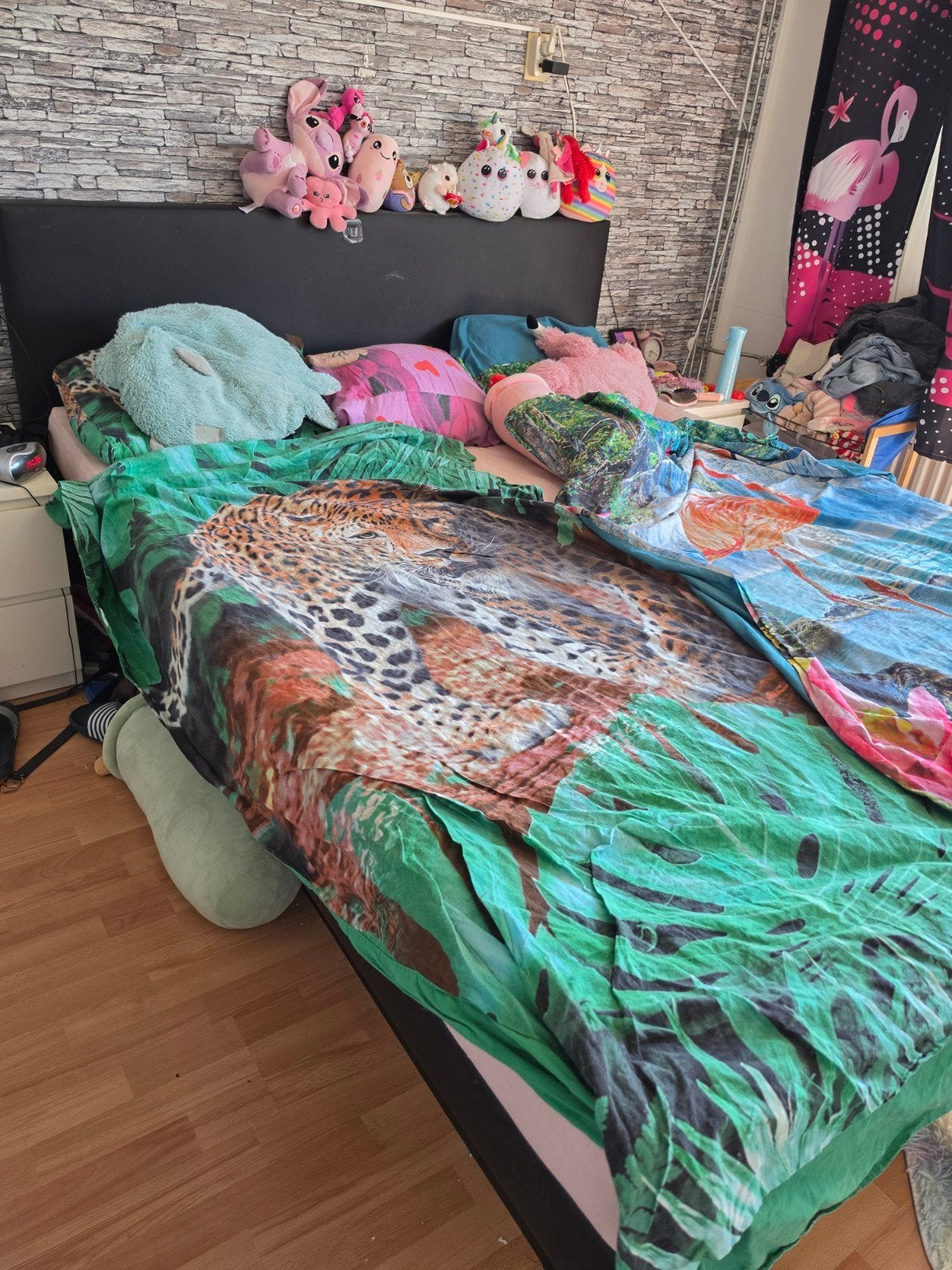 Mooi waterbed 180x220 met verwarming en hoofdbord, Huis en Inrichting, Slaapkamer | Waterbedden, Ophalen, ., Tweepersoons, .