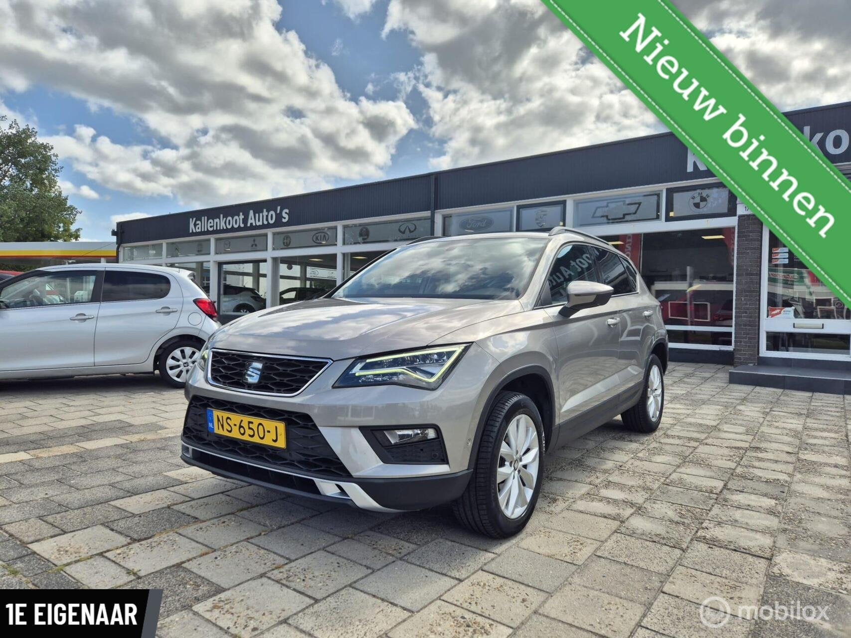Seat Ateca 1.4 EcoTSI Style, 1e Eigenaar Dealer onderhouden!, Auto's, Voorwielaandrijving, Stof, 4 cilinders, 150 pk