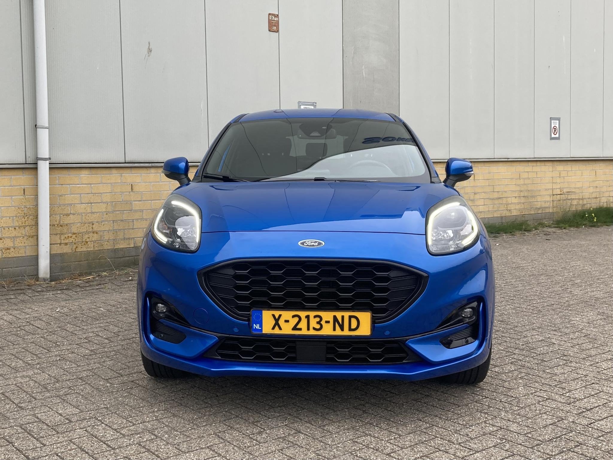 Ford Puma 1.0 EcoBoost Hybrid 125 pk ST-Line X Afneembare tr, Auto's, Voorwielaandrijving, 125 pk, Blauw, Origineel Nederlands