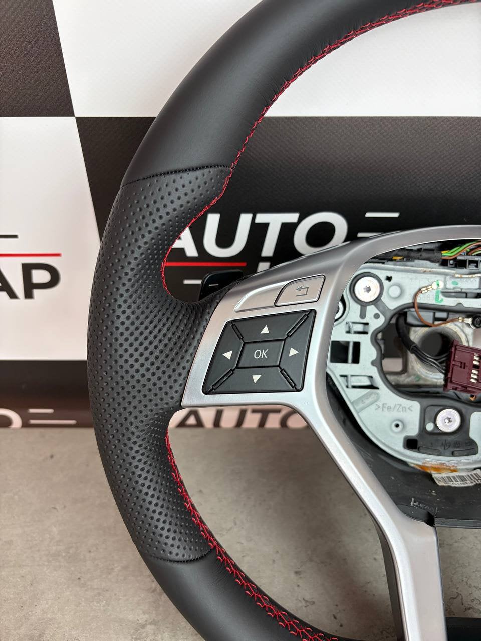 Stuurwiel Stuur Mercedes AMG NIEUW LEER, Auto-onderdelen, Besturing, Nieuw, Ophalen of Verzenden