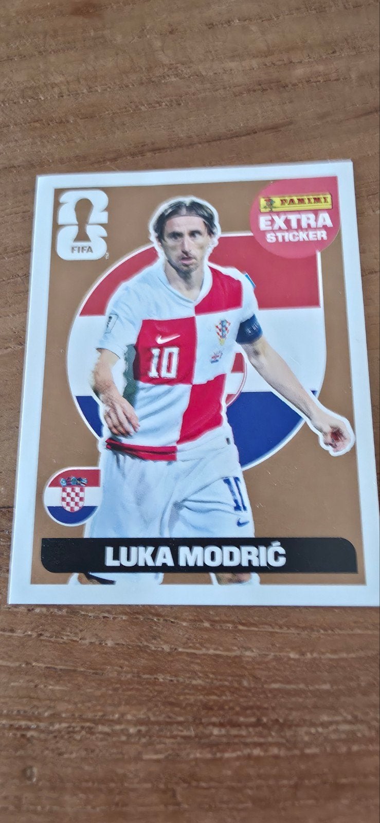 Modric Panini Extra Sticker, Ophalen of Verzenden, Zo goed als nieuw, Sticker