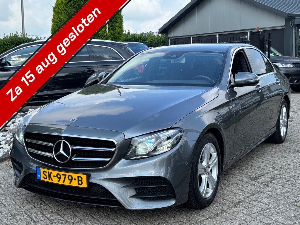 Mercedes-Benz E-Klasse 220D Prestige Sedan 2017 AMG Line E22, Auto's, Gebruikt, Euro 6, 4 cilinders, Bedrijf