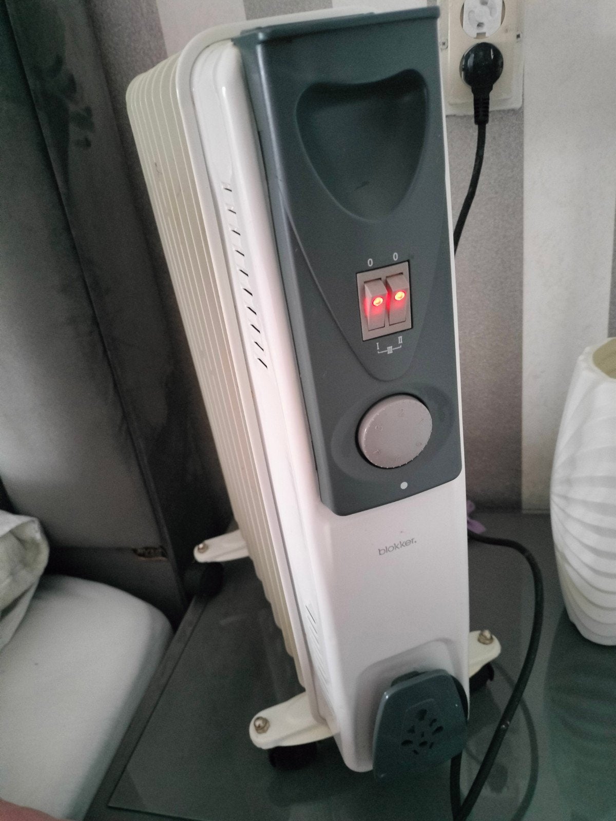 Oliegevulde Radiator - Elektrische Kachel, Ophalen, Gebruikt