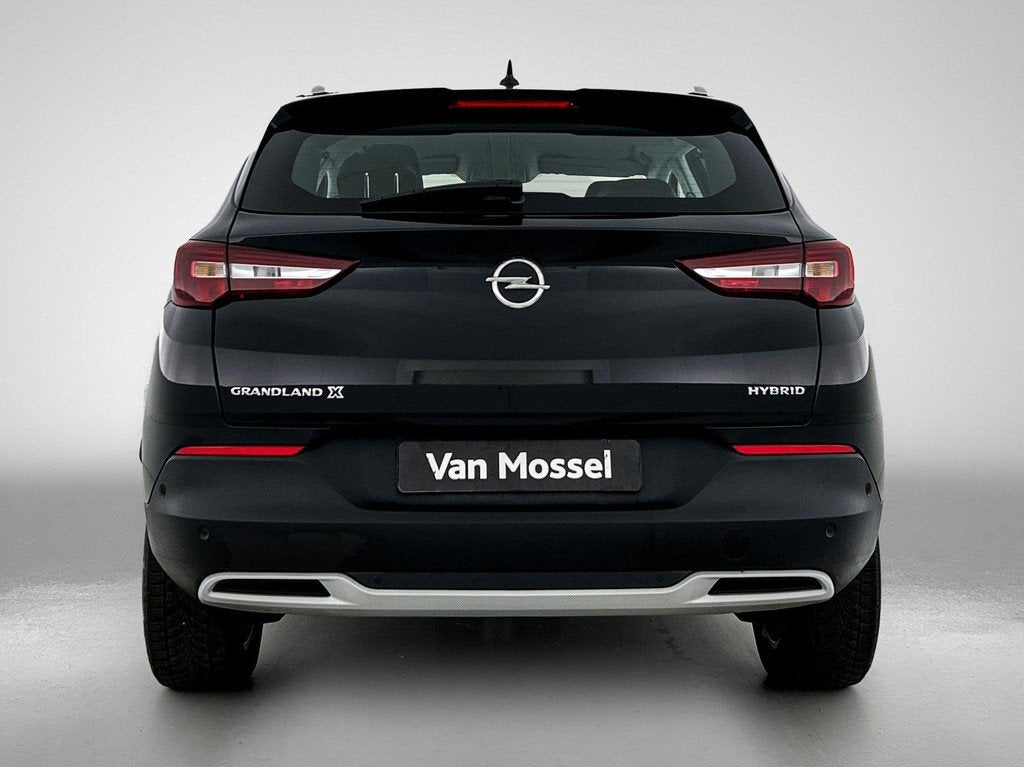 Opel Grandland X 1.6 Turbo Hybrid Elegance | Apple Carplay/A, Auto's, Opel, Euro 6, 4 cilinders, Leder en Stof, Zwart