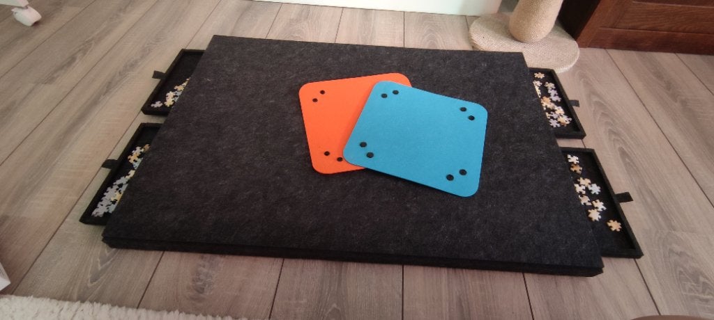 Vilten Puzzelmat, Puzzelplaat en Organizer met Lades, Ophalen, 500 t/m 1500 stukjes, Nieuw, Overige typen