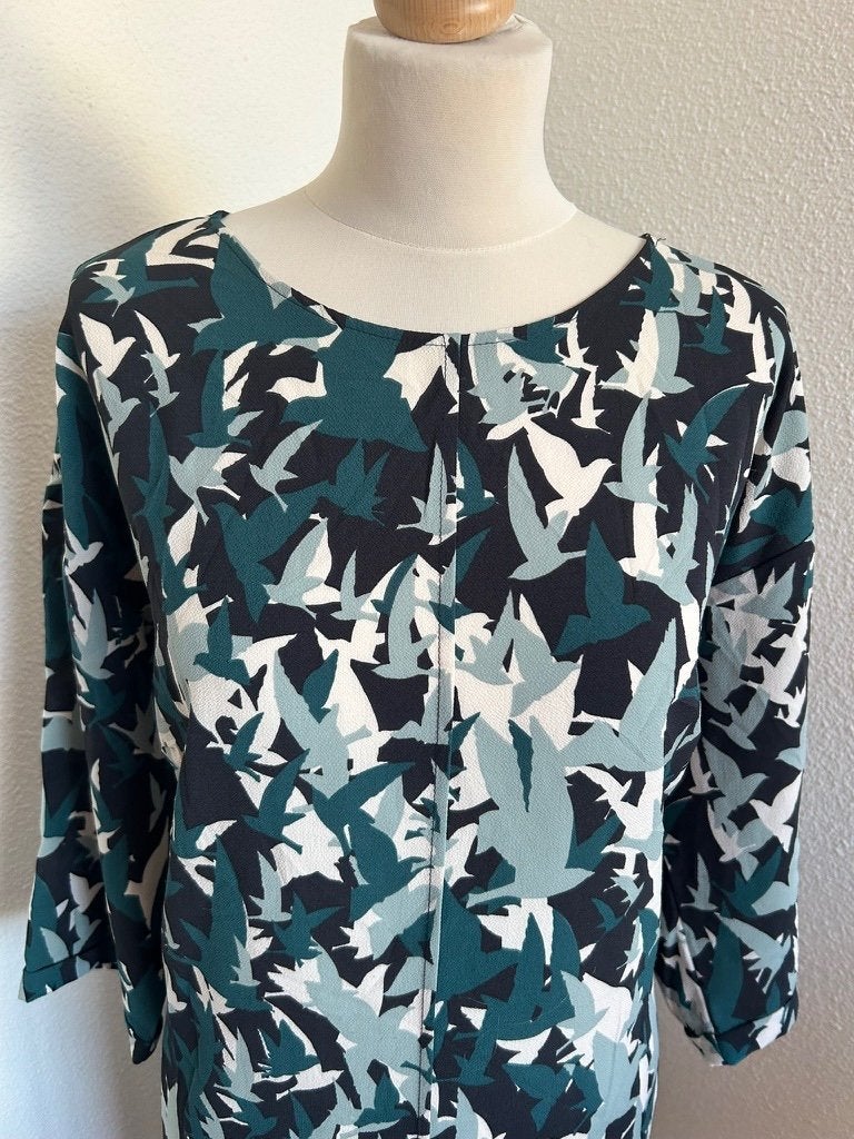 &Co Woman maat XL sportieve zomer jurk 3009, Blauw, Maat 46/48 (XL) of groter, &Co Woman, Ophalen of Verzenden