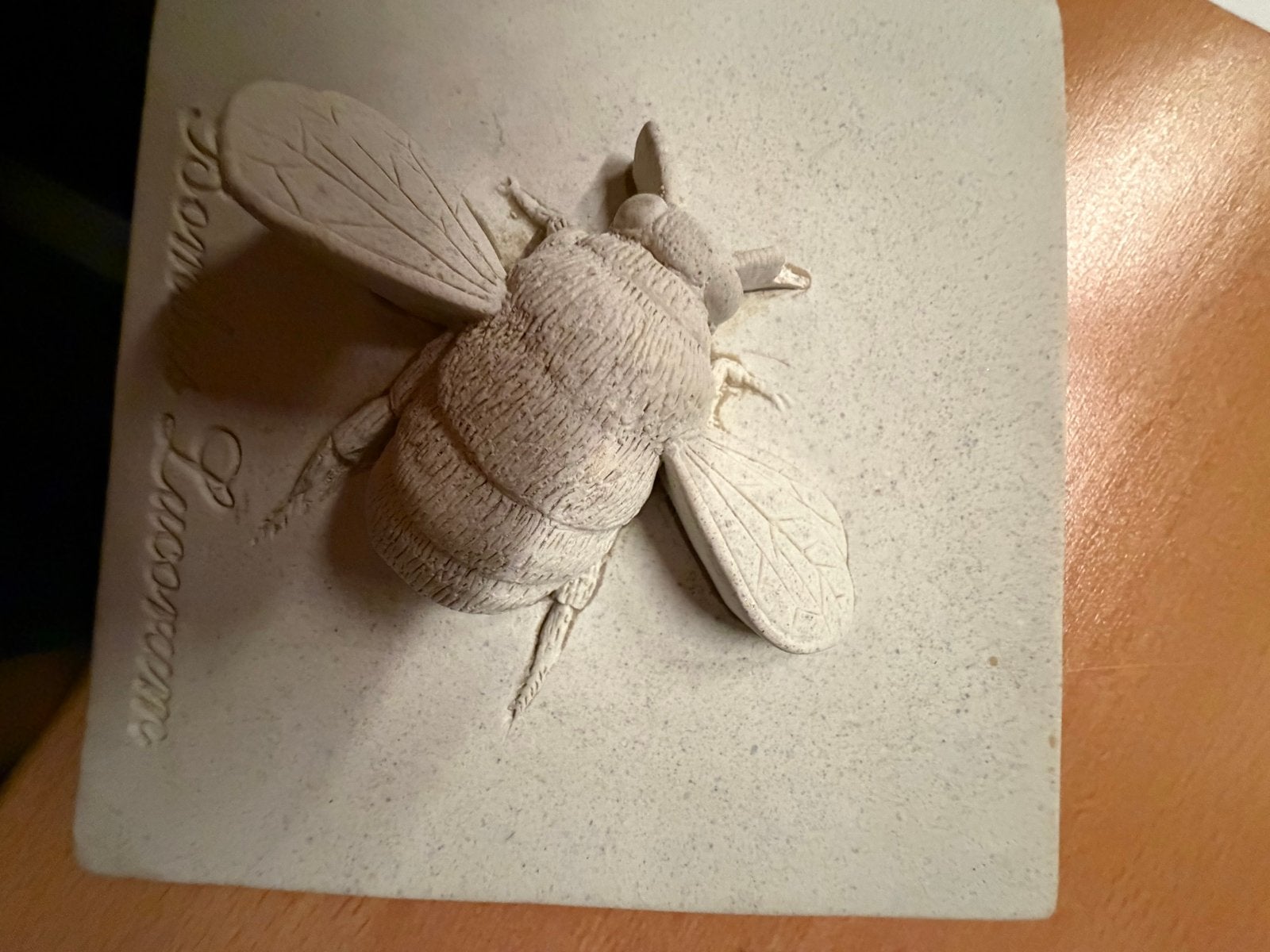 Unieke vlinder en bij sculpturen -, Minder dan 20 cm, Ophalen of Verzenden, Handgemaakt, Wanddecoratie
