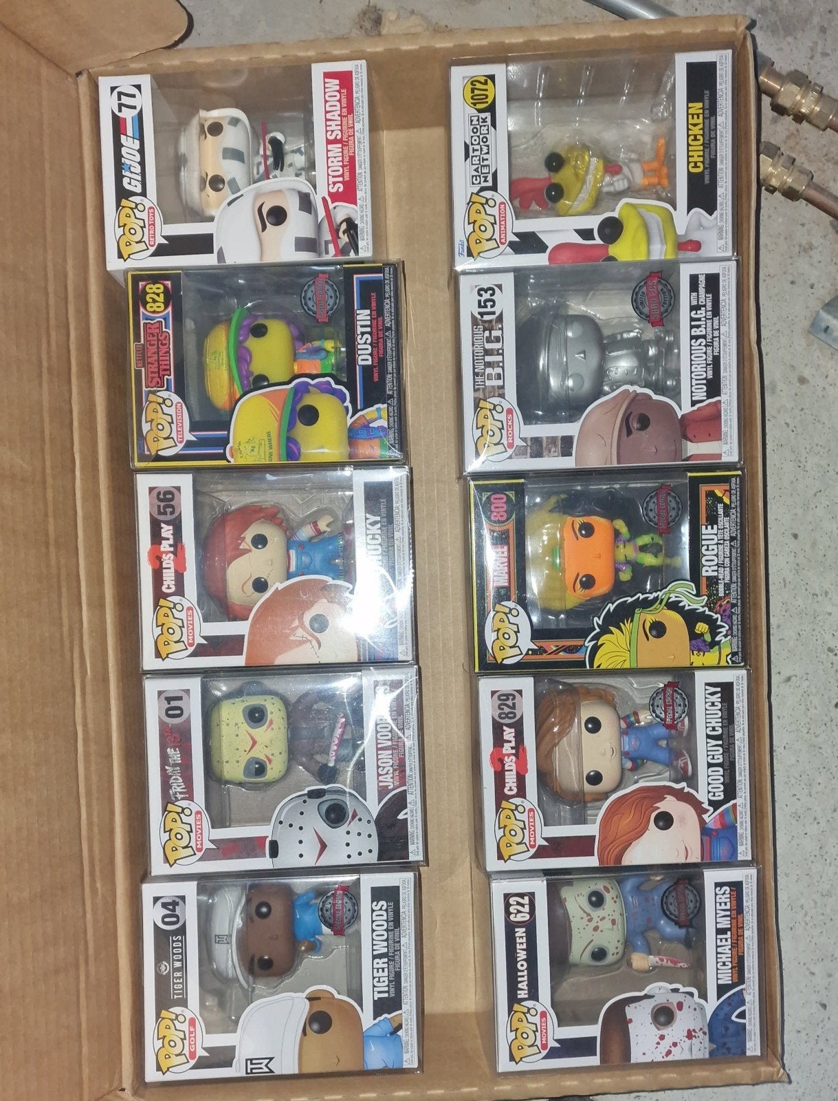 Partij funko pops (veel chase), Ophalen, Zo goed als nieuw