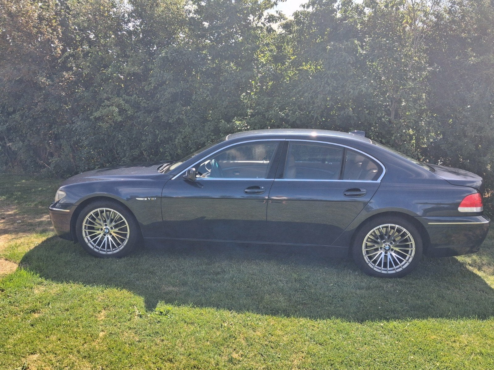 BMW 7-Serie 6.0 I 760 AUT 2003 Blauw, Auto's, BMW, Automaat, Achterwielaandrijving, 12 cilinders, 5972 cc