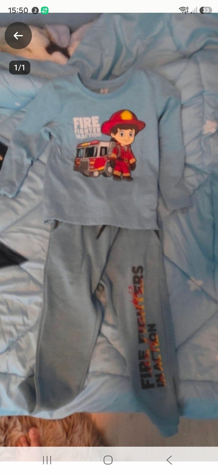 Nieuw Brandweer Setje - Shirt en Broek, Kinderen en Baby's, Ophalen of Verzenden, Nieuw, Jongen