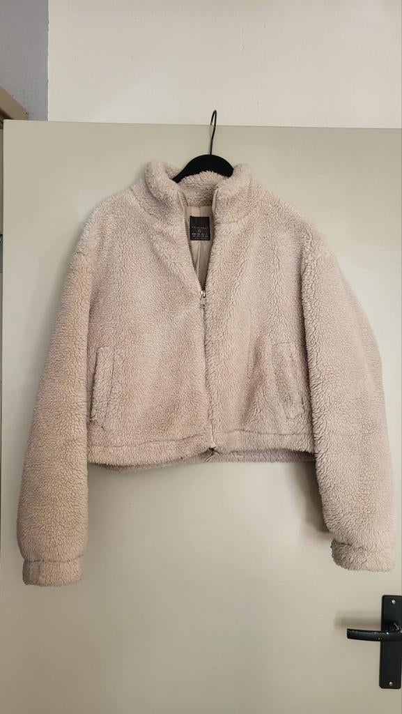 Primark teddy jasje maat S, Primark, Beige, Ophalen of Verzenden, Zo goed als nieuw