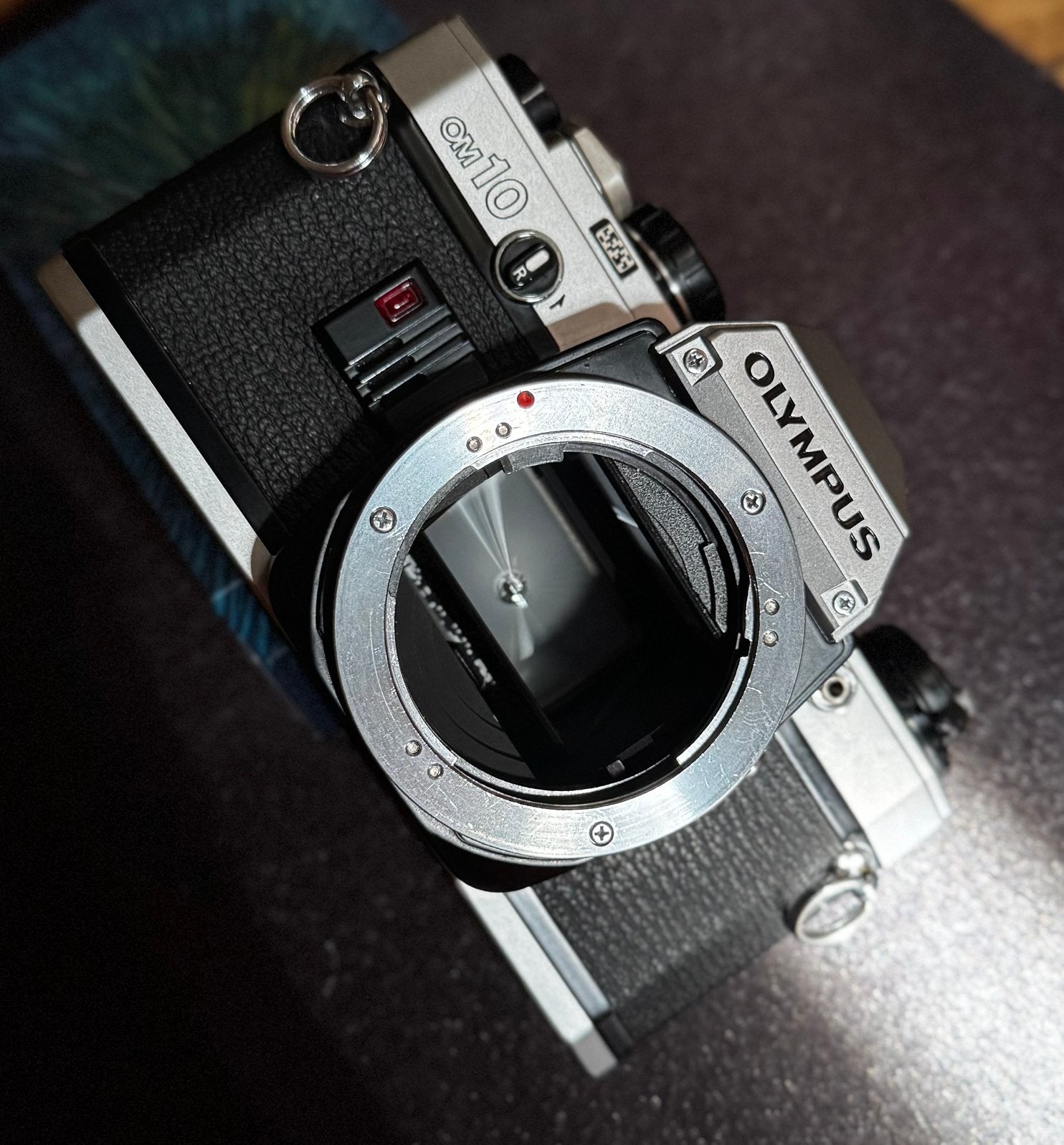 Olympus OM10 Full Box, Ophalen, Zo goed als nieuw, Spiegelreflex, Olympus