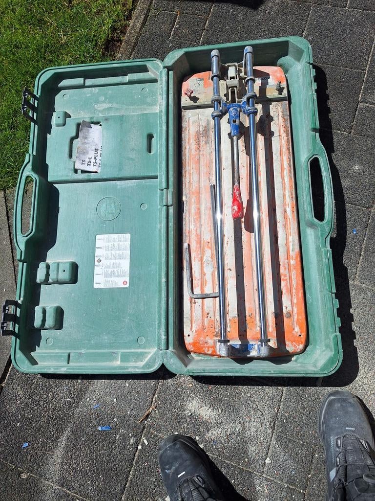 Rubi TS-60 tegelzaag in koffer, Ophalen of Verzenden, Gebruikt